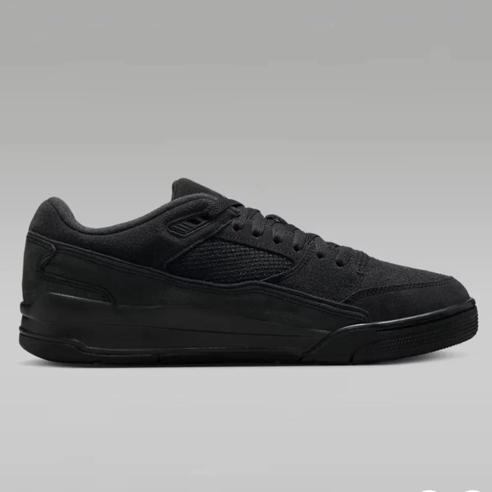 Mens Size 8.5- Nike Air Jordan Flight Court Black Anthracite Shoe HF3255-010 NEW